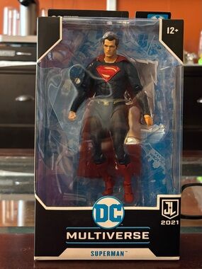 DC Multiverse Superman Action Figure - Black, Red, Gold